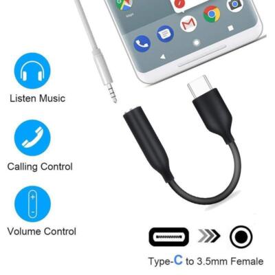  Original for Samsung USB-C auf 3,5mm Klinke Aux Adapter Type-c Jack 