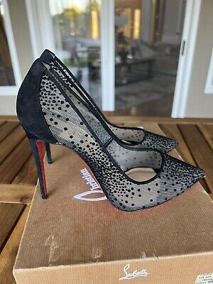 louboutin follies strass black