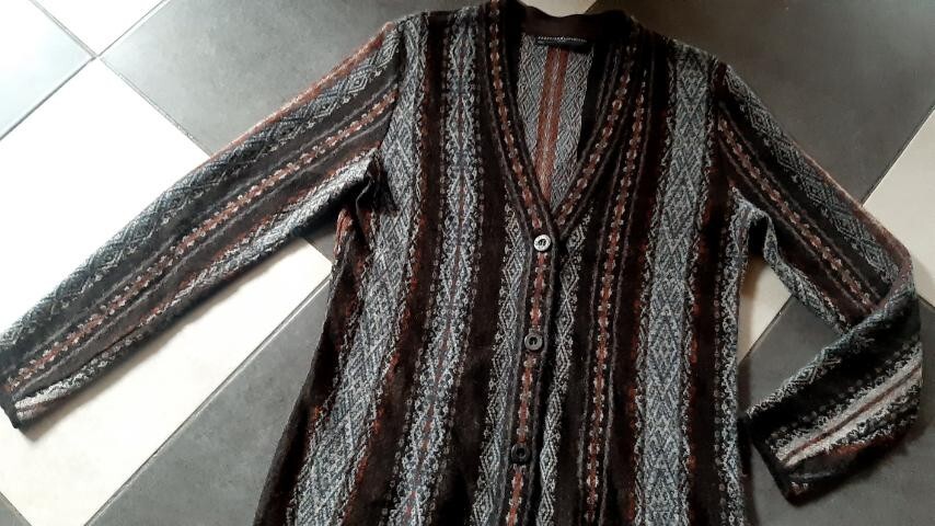 Peruvian Connection Alpaca Aztec Pattern Long Sle… - image 7