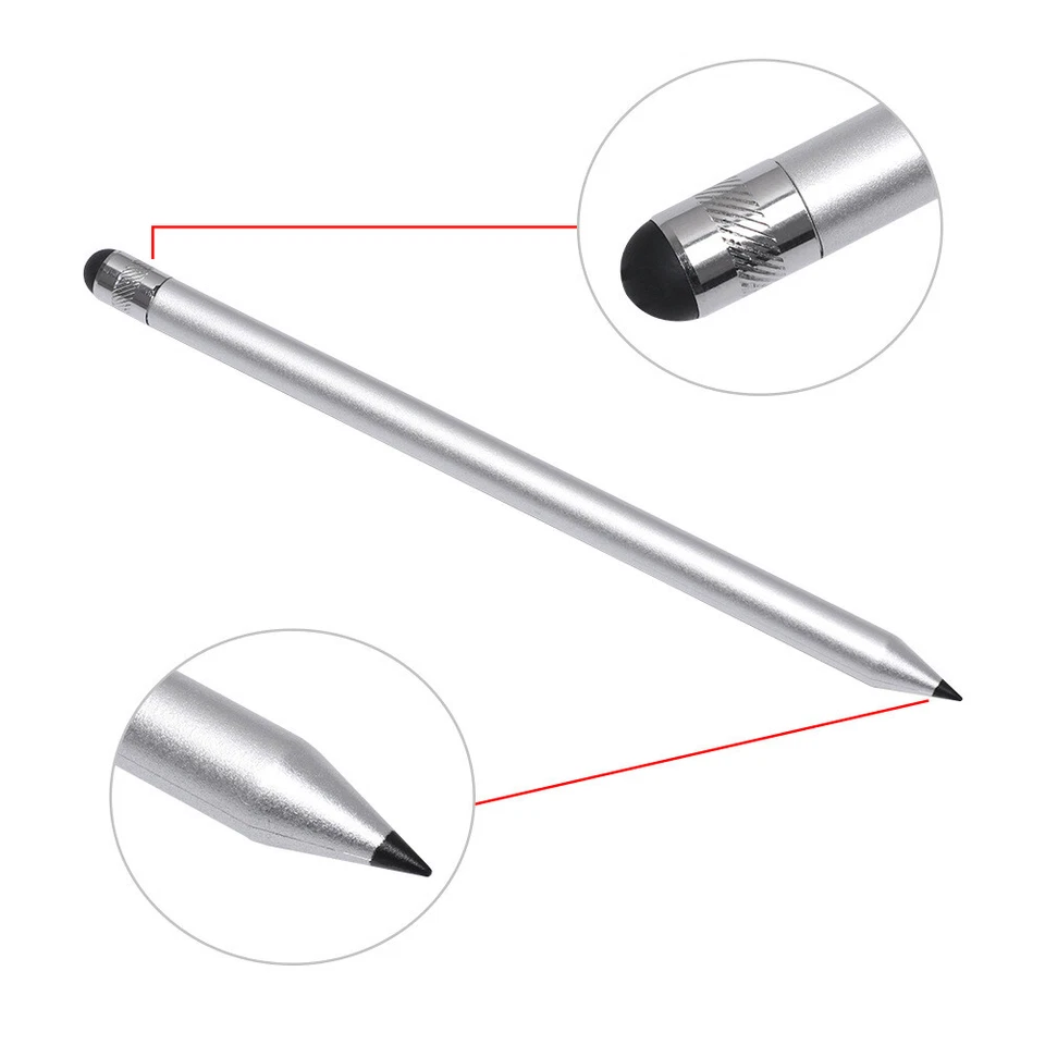 Rounded Tip Touch Screen Pen For iPad Android Tablet Drawing Stylus Capacitive - Image 3 of 4