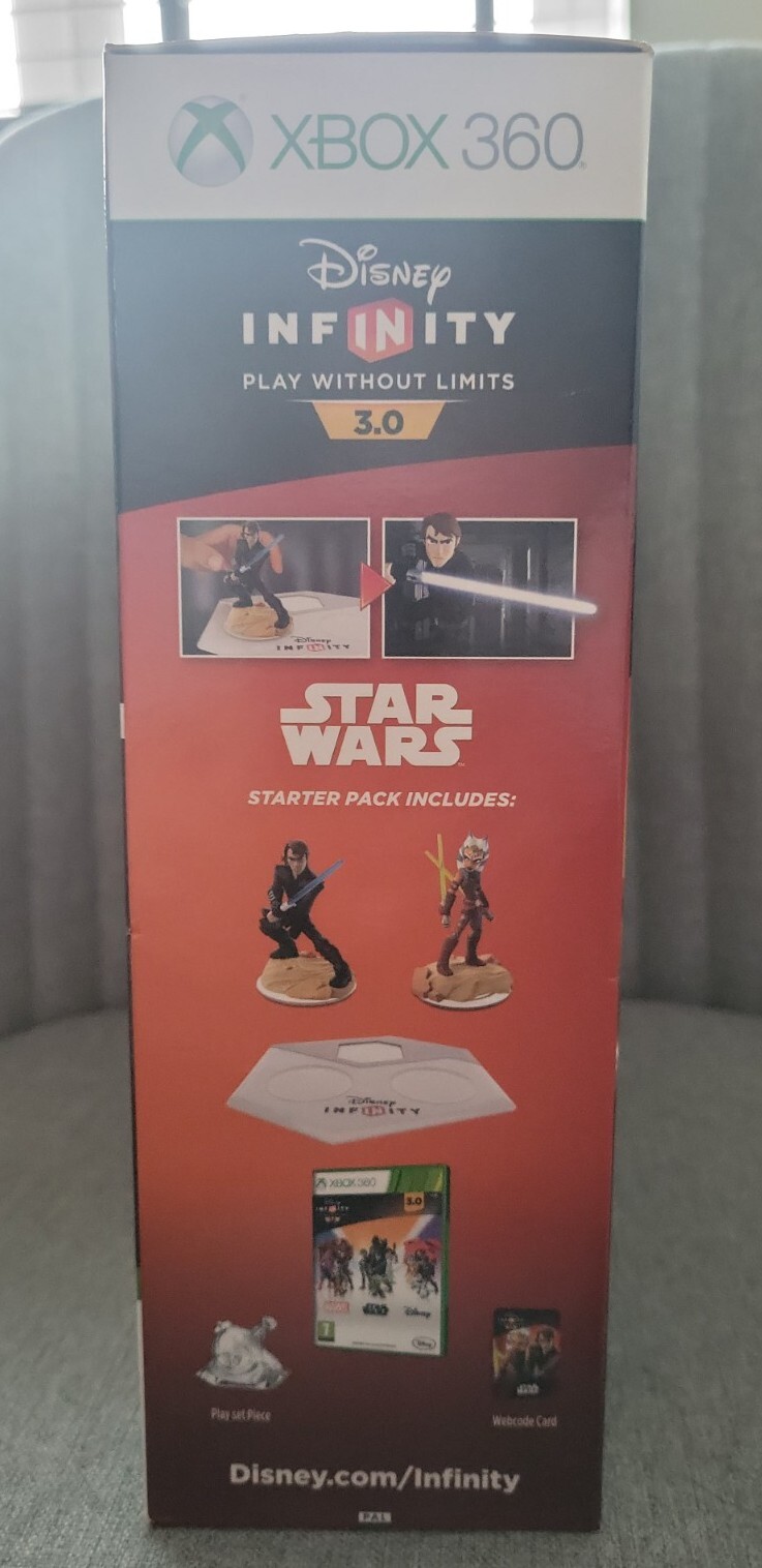 Disney Infinity 3.0 Star Wars Starter Pack Xbox 360 Contents New Sealed
