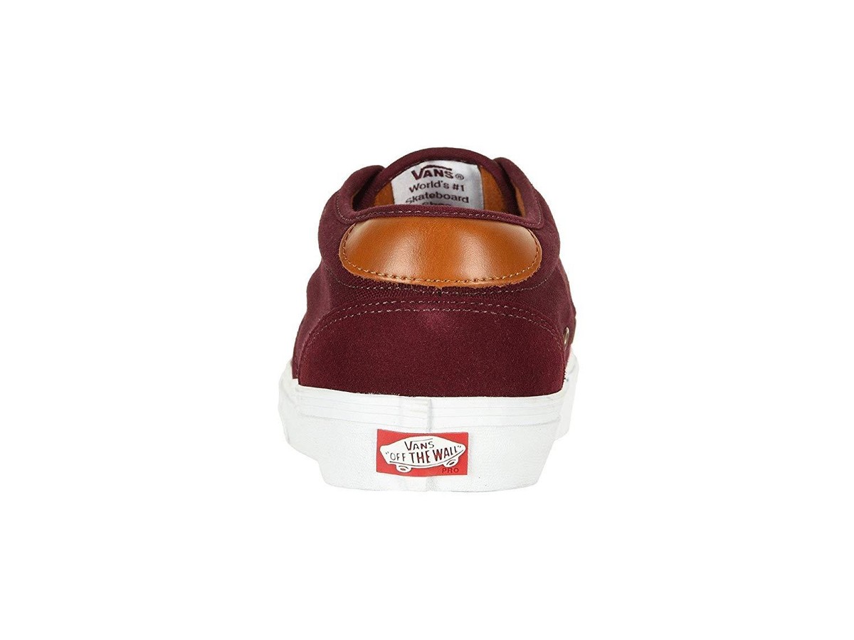 Chima Estate Pro Port White  Sneakers  and Brown Accents Vans Skateboarding Chima Ferg Pro Shoes Port Royal Gum Suede main image 3