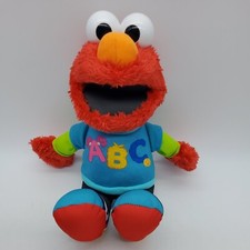 Sesame Street Talking ABC Elmo Sings Alphabet Song Learning Plush 12" WORKS 2013
