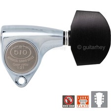 NEW Gotoh SGV510Z-EN01 Tuners L3 R3 Guitar Tuning Keys 1:21 Ratio, 3x3 - CHROME