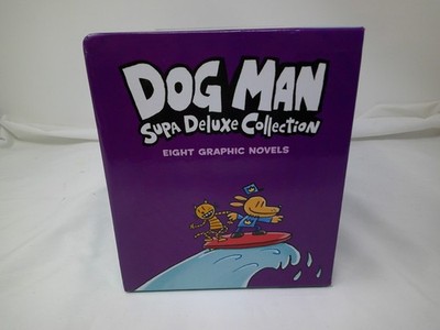 Dog Man The Supa Deluxe Collection Set 8 Graphic Novels W