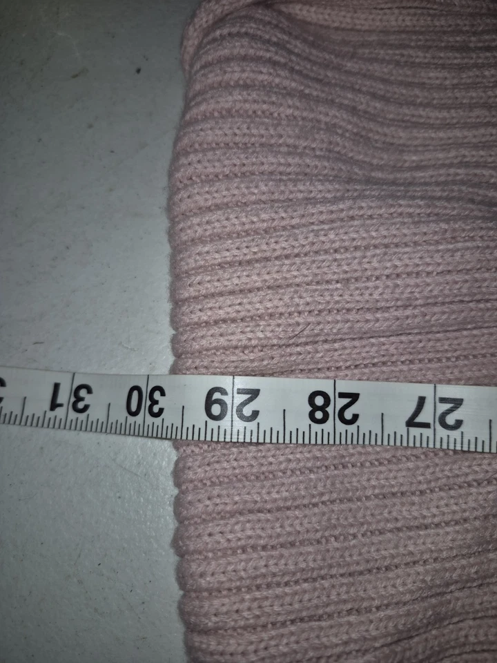 Victoria's Secret Rosa Bufanda Acanalada Tejido 8 x 66 pulgadas Cuello Calentador Otoño Invierno Foto 4 de 4