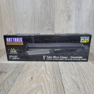 Hot Tools Professional 1'' Salon Micro Crimper Stylist Ceramic Stays Hot 430°