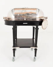 Silver Plate Beef Carving Trolley Art Deco Drakes London Carvery