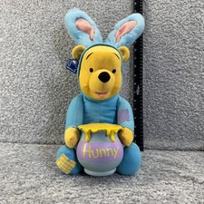 Disney Winnie The Pooh Applause Easter Bunny Plush Hunny Pot Battery Toy