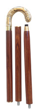 Wooden Walking Stick  Handmade Walking Stick  Wood Walking Canes Brass Handle