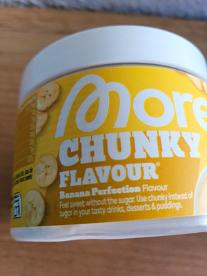 More Chunky Flavour Banana Perfection Pulver Nahrungsergänzung 150 g