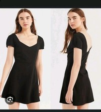 Urban Outfitters fairygoth festival Mini Cap Sleeve V-Neck dress Size 6 coquette