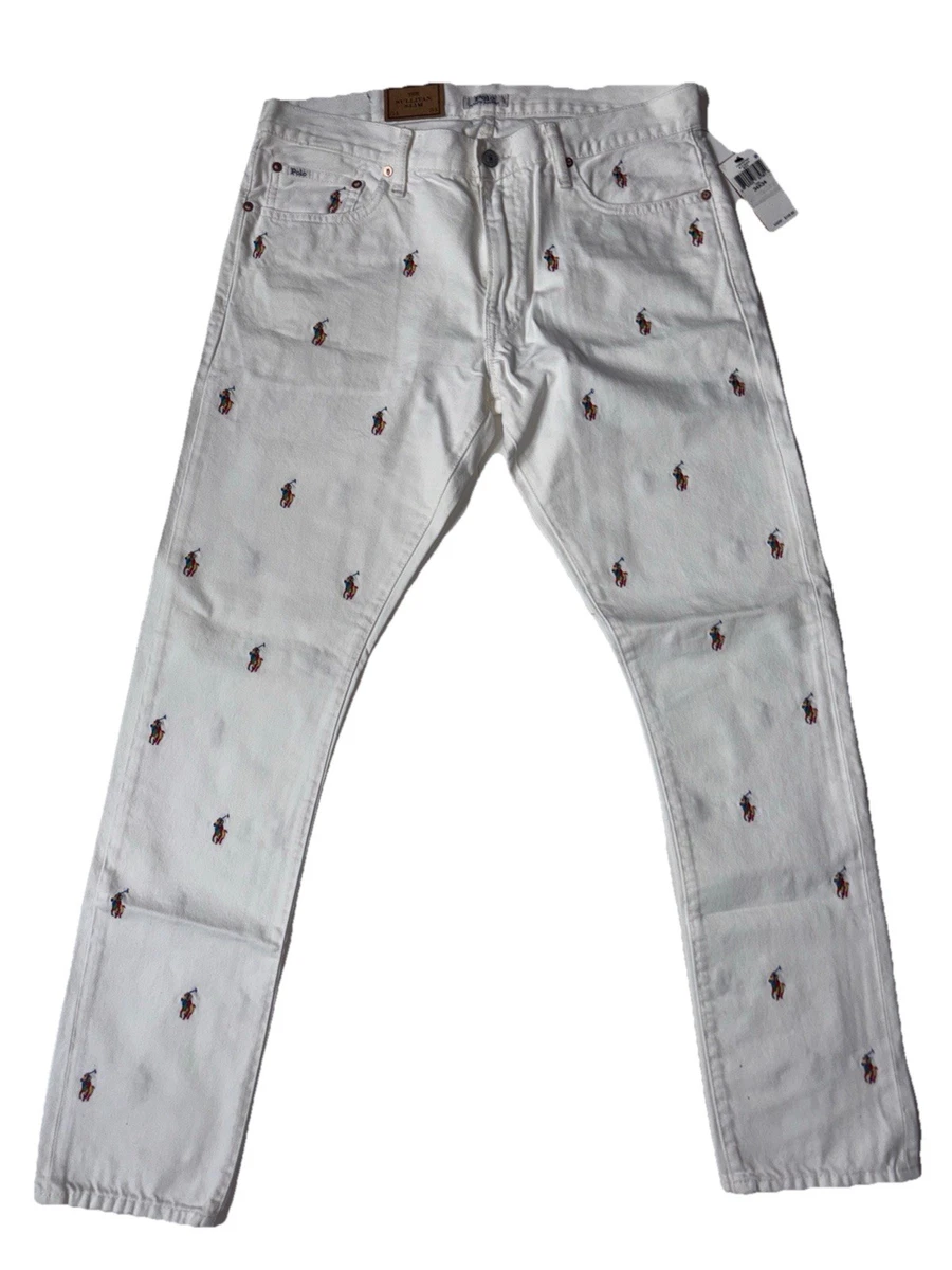 Polo Ralph Lauren Men's White 34 in Inseam Jeans for sale | eBay