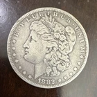 Morgan 1882 $1 Dollar US Coin Circulated 90% Silver Uncertified