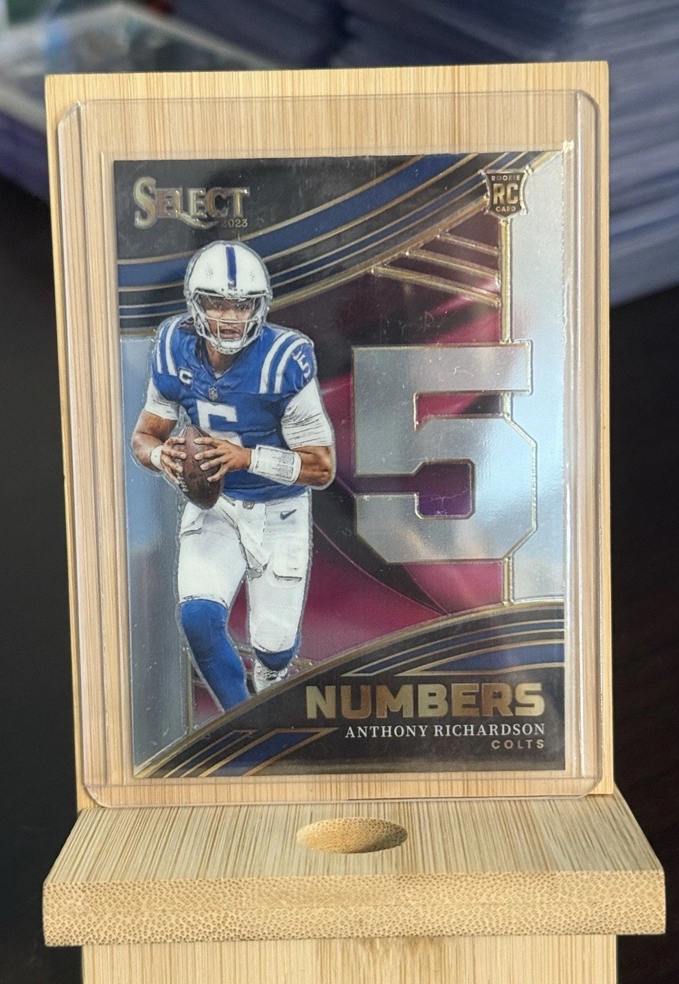 2023 Panini Select - Select Numbers Anthony Richardson #NMB-ARI (RC)