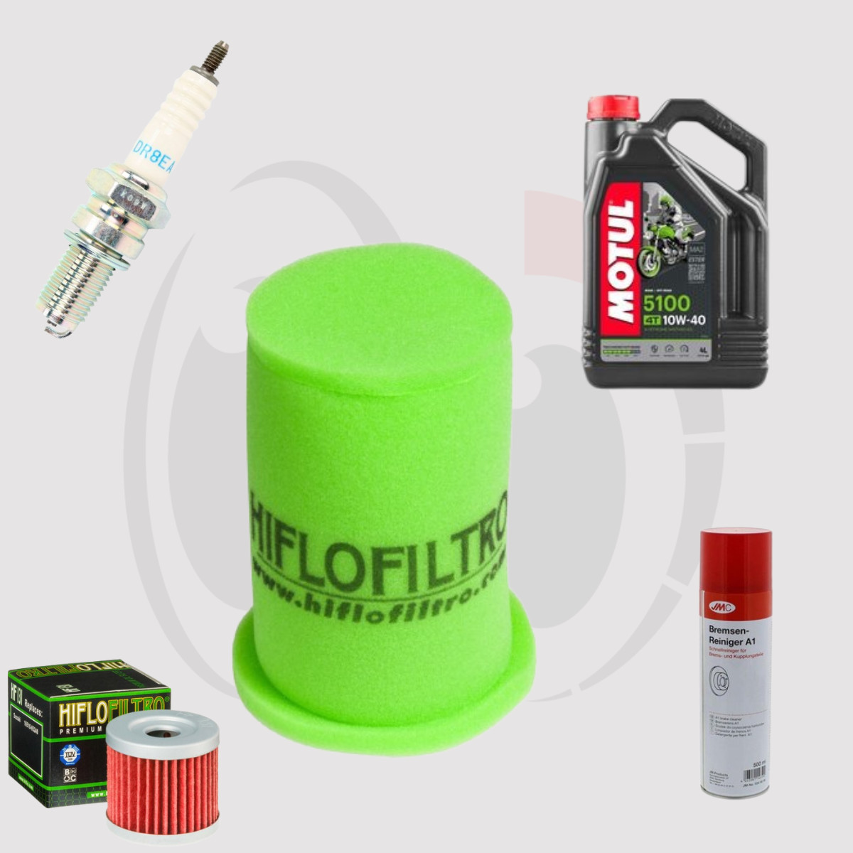 Kit vidange Suzuki GN125 1995 1997 pack révision huile Motul 5100 4T