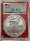 2022 AMERICAN SILVER EAGLE PCGS MS 70 FIRST STRIKE
