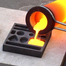 New Graphite Ingot Casting Mold Combo Mould for Melting Refining Gold Silver