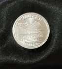 Vintage 1 Oz .999 Fine Silver Swiss Of America Golden West Teton Rolo SOA Round