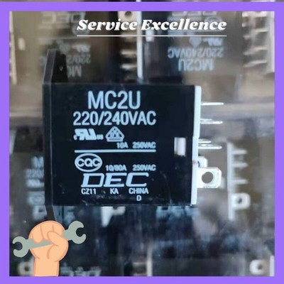 DEC-MC2U 220-240VAC Power Relay 10A 250VAC 8Pins 1X Fast Delivery