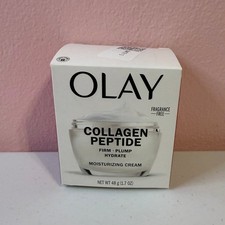 Olay Collagen Peptide 24 Moisturizing Cream Fragrance Free 1.7 oz 48g New