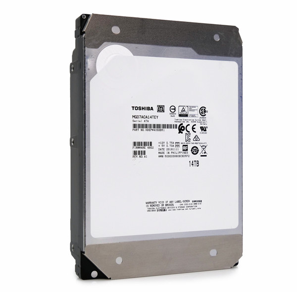 Disco duro empresarial Toshiba MG07 14TB MG07ACA14TEY 7.2K RPM SATA 6Gb/s 512e 3.5" 5
