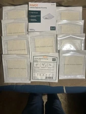 Pivot Calcium Alginate Wound Dressing  All-Natural First Aid | 4X4 Box of 10