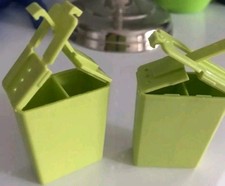 Tupperware Würzling Mini Salz- und Pfefferstreuer,Set (2)  Grün Neu & Ovp