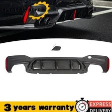 M5 Style For 17-23 BMW G30 5 Series W/ M Sport Bumper Rear Diffuser Carbon Look