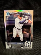 2025 Bowman Draft Chrome Dax Kilby 1st Bowman Refractor Yankees