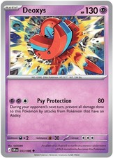DEOXYS 033/086 UNCOMMON CHAOS RISING POKEMON LIGHTLY PLAYED