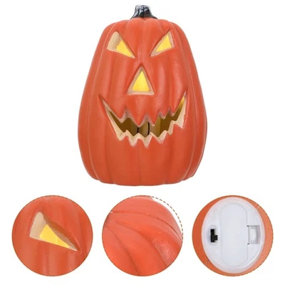 Lampe Citrouille LED Decoration Potiron Décor Extérieur D'Halloween - Photo 1/4