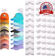 Organizador de Gorras de Beisbol 4 Pack Estante de Pared y Puerta para 40 Gorras