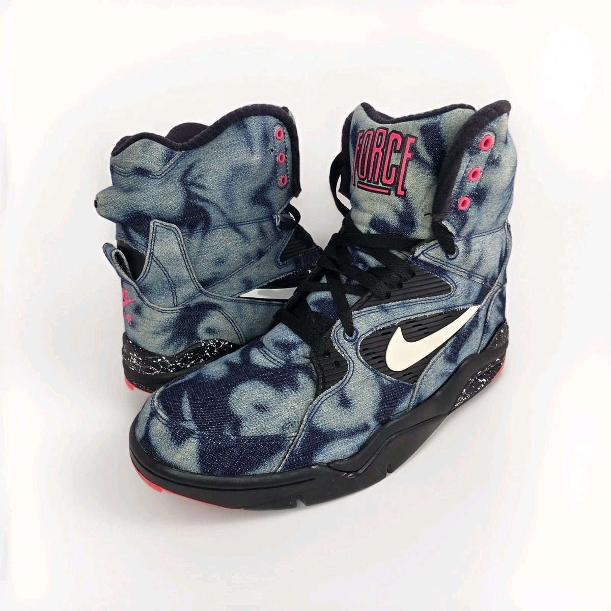 Nike Air Command Force Bleached Denim 2015 Men's Size 9.5 Custom