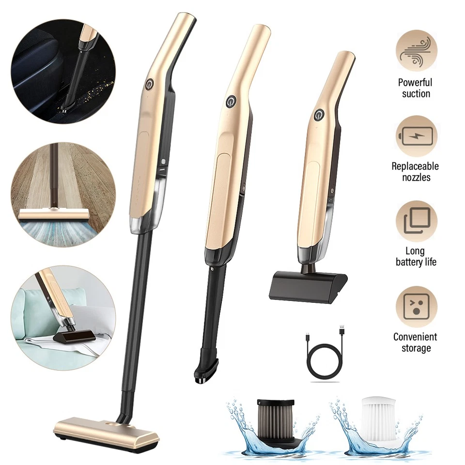 Cordless Vacuum Cleaner Rechargeable Lightweight Stick/Upright Vac HEPA Cleaner - Image 2 of 4