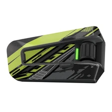 For Cardo Packtalk Edge Neo Pro Skin Stickers Matte Removable Green Stripe