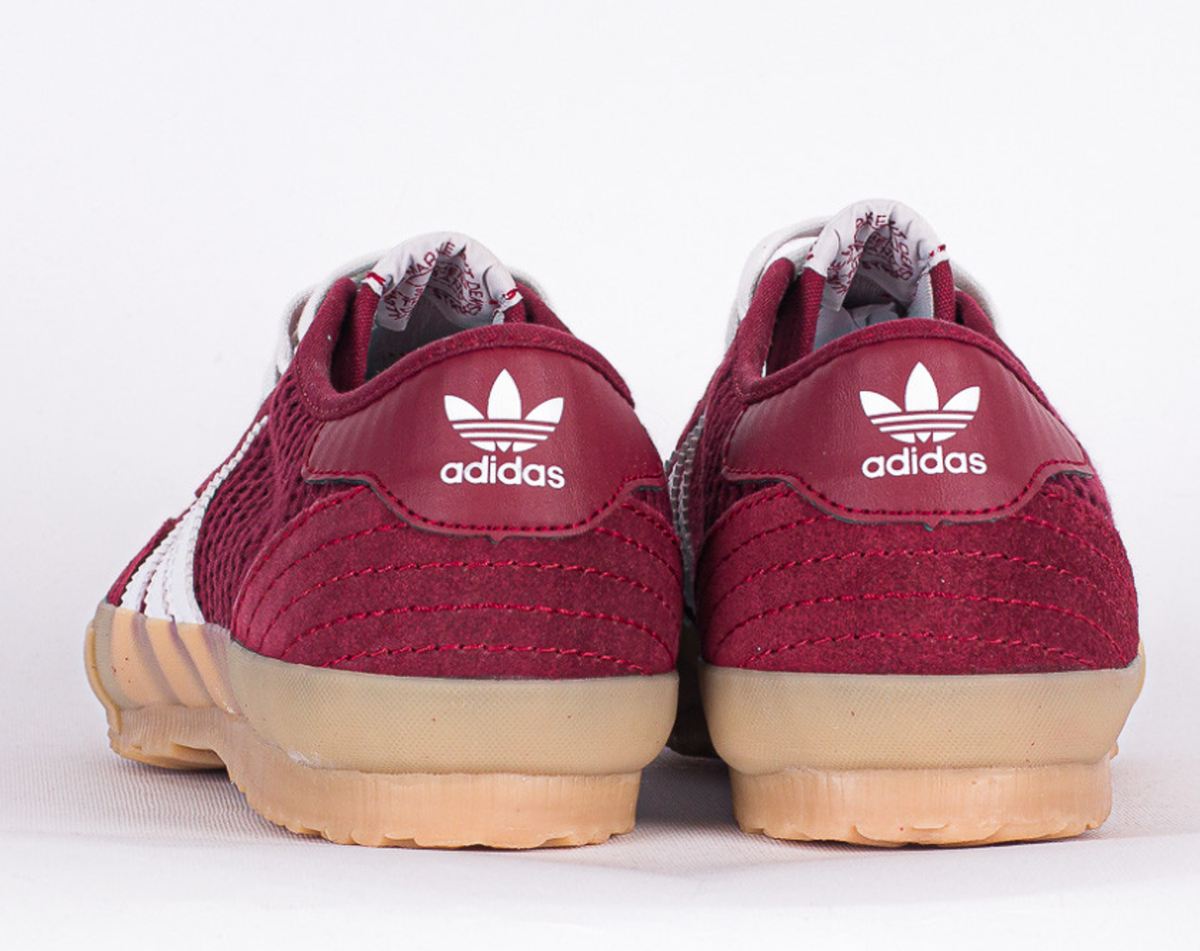 Adidas Originals Tischtennis Trainers Burgundy Gum Soles UK Brand  New