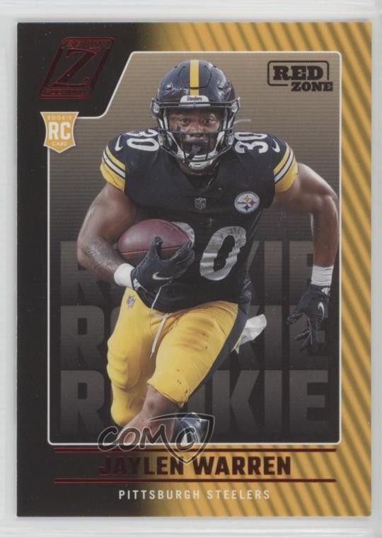 2022 Panini Zenith Rookies Red Zone Jaylen Warren #176 Rookie RC 0h6w