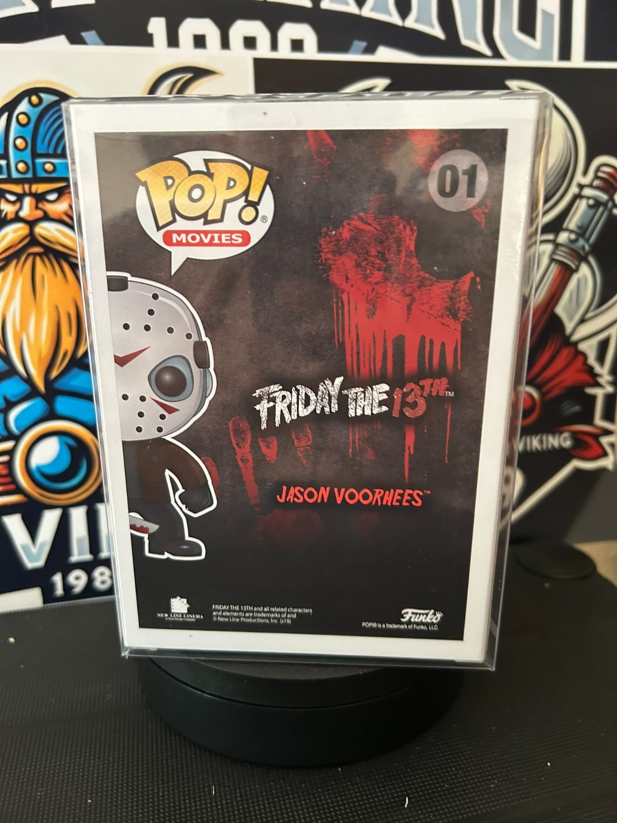Funko Pop Friday The 13th Jason Voorhees 01 Signed By Johnny Hock W/Coa image 3
