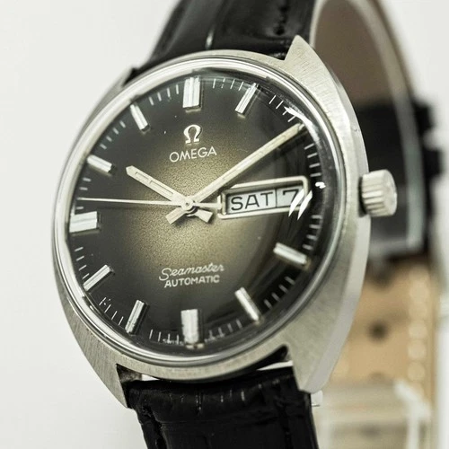 OH Serviced *NEAR MINT* Vintage OMEGA Seamaster TOOL.107 Auto Day/Date 35mm Men