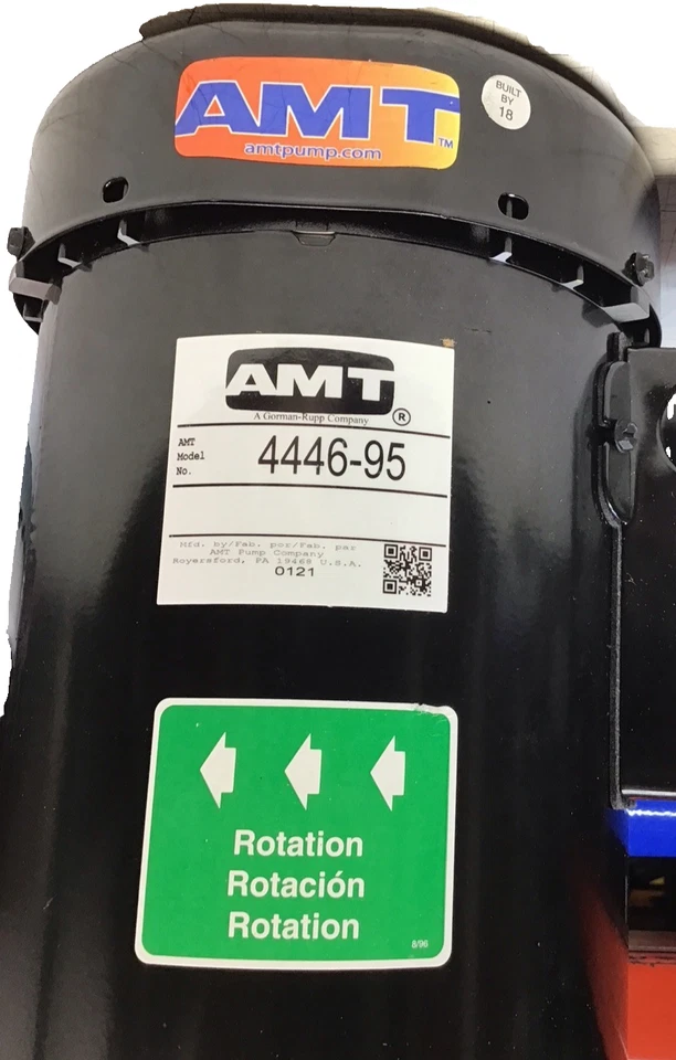AMT 4446-95 Vertical Seal-less Sprayer/Washer Pump (R93) - Image 3 of 4