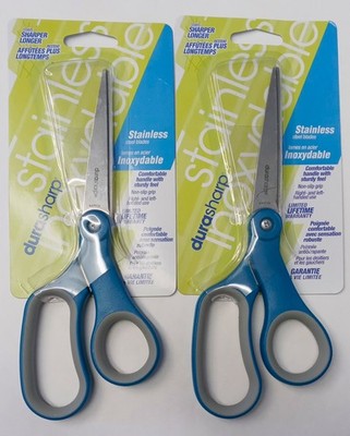 Durasharp Scissors 8'' Soft Grip 2pc 120280