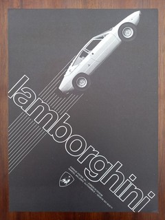 Lamborghini Urraco P 250 sw Werbung advert pubblicità 1973