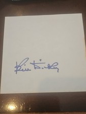 Bill Dickey signed paper cut signature autographed hall of fame auto 3.5x3.5 Hof