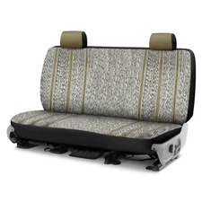 For Dodge Durango 04 Saddleman Saddle Blanket 3rd Row Tan Custom Seat Covers