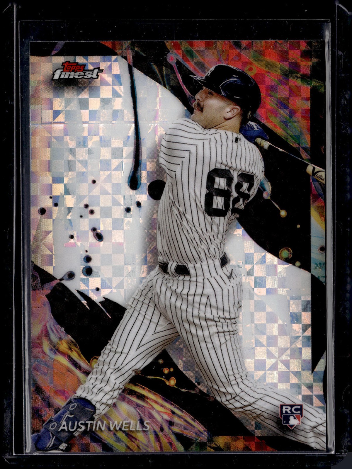 2024 Finest #116 Austin Wells Checkerboard Refractors