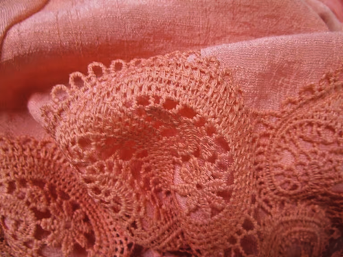 Women’ Plus Size Indigo Rose Summer Boho Dress Orange Coral Lace 2X - Picture 7 of 12