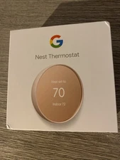 Google Neat Smart Wi-Fi Thermostat-Brand New-Sand(Rose Pink)