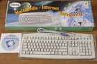 Vintage Chicony KB-9908 Multimedia Internet Keyboard PS/2 Windows XP 98 Boxed — photo 1