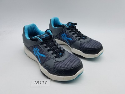 Kuru Quantum Women's Size 7 Comfort Orthopedic Walking Gym Shoes Gray Blue